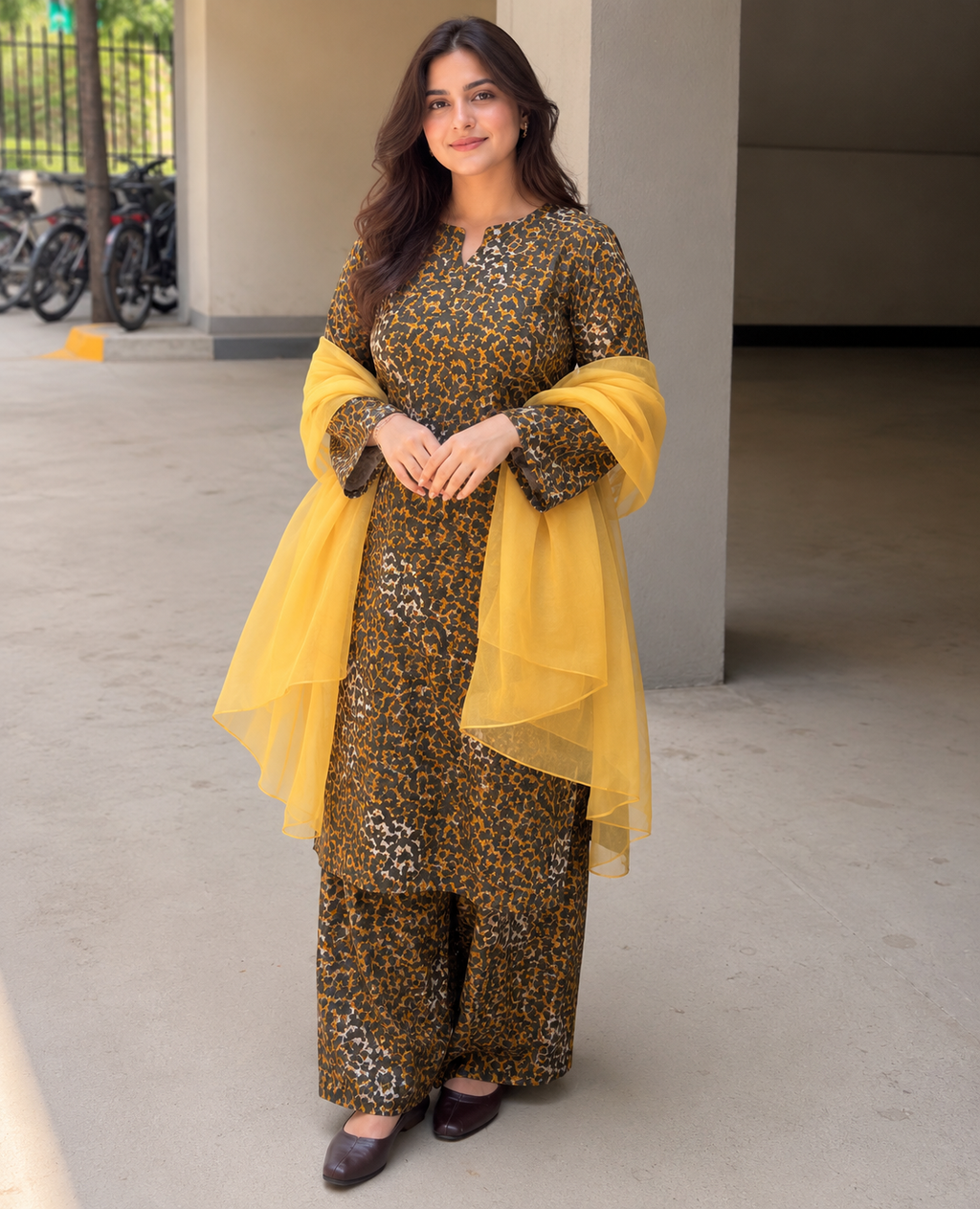 Wild Nazakat Pure Crepe 3-Piece Suit | Printed Ethnic Wear | ALBAB'S