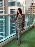 Black & White Printed Co-ord Set
